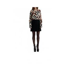 NEW MALINA women's farrah boucle mini skirt in black